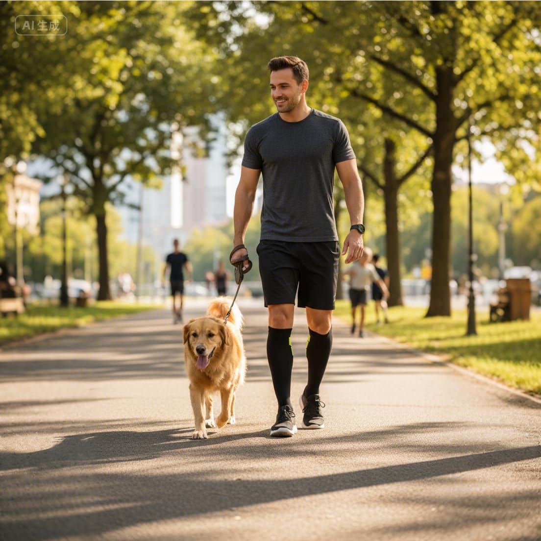 imageGraduated Compression Socks for WomenampampMen 2030mmhg Knee High Socks Travel Hiking Running Stocking045 Pairs Multi Stripe