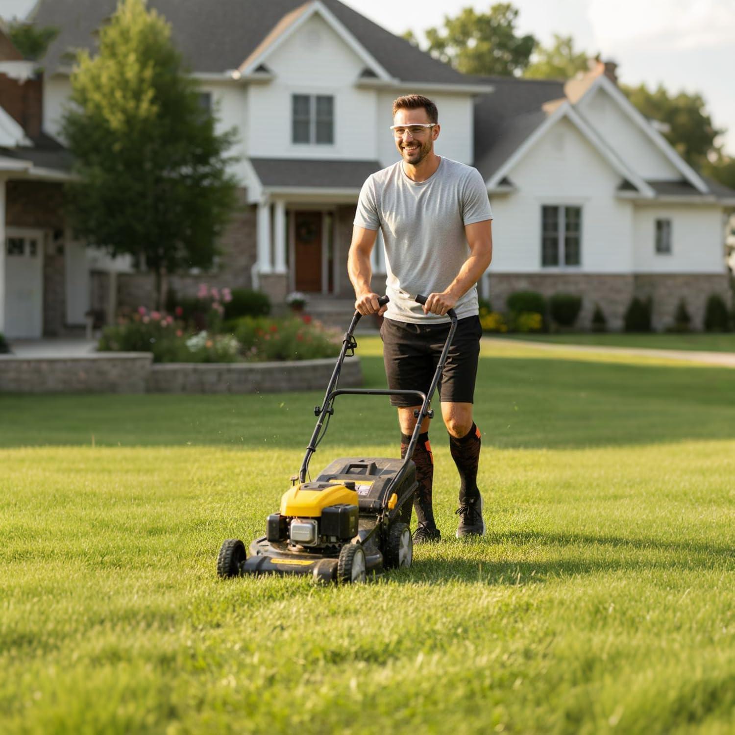 imageGraduated Compression Socks for WomenampampMen 2030mmhg Knee High Socks Travel Hiking Running Stocking066 Pairs Multi Stripe 02