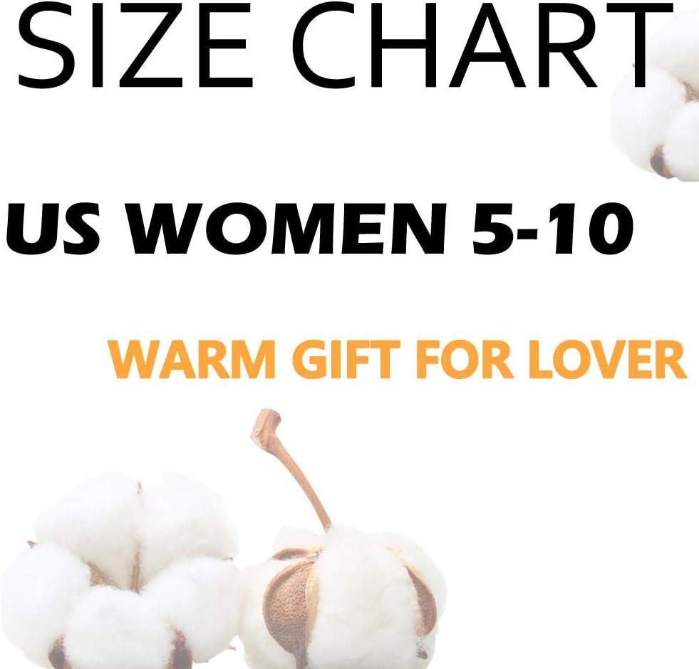 imageWarm Knee High Socks for WomenThermal Cotton Socks for HikingWorkWinterGifts5 Black Pack Women