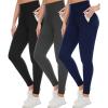 1bd-3 Pack Leggings With Pockets 01color