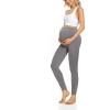 imageMaternity Leggings Over The Belly Butt Lift  Buttery Soft NonSeeThrough Workout Pregnancy Leggings1 Pack GreyMedium