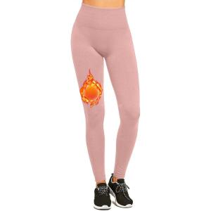 Hi Clasmix Women’s Fleece Lined Leggings Thermal High Waist Tummy Control Yoga Pants Winter Slimming Workout Running Pants (Pink, Small-Medium)