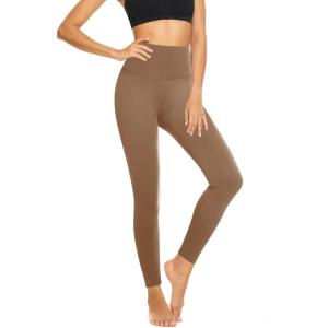 High Waisted Leggings for Women – Tummy Control Yoga Pants for Workout Running Athletic Women’s Leggings(9-mocha)