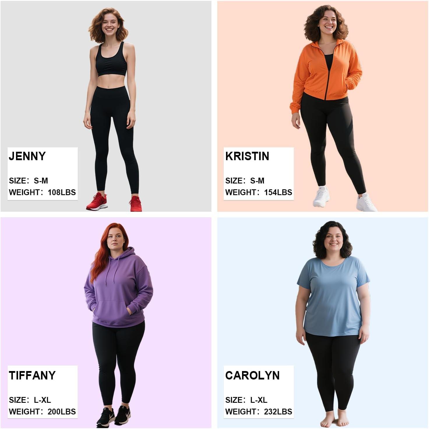 image:imageHi Clasmix Leggings for Women 3 PackHigh Wasited Tummy Control Yoga Pants Clothing for Workout Athletic1bd3 Pack Leggings With Pockets 03color