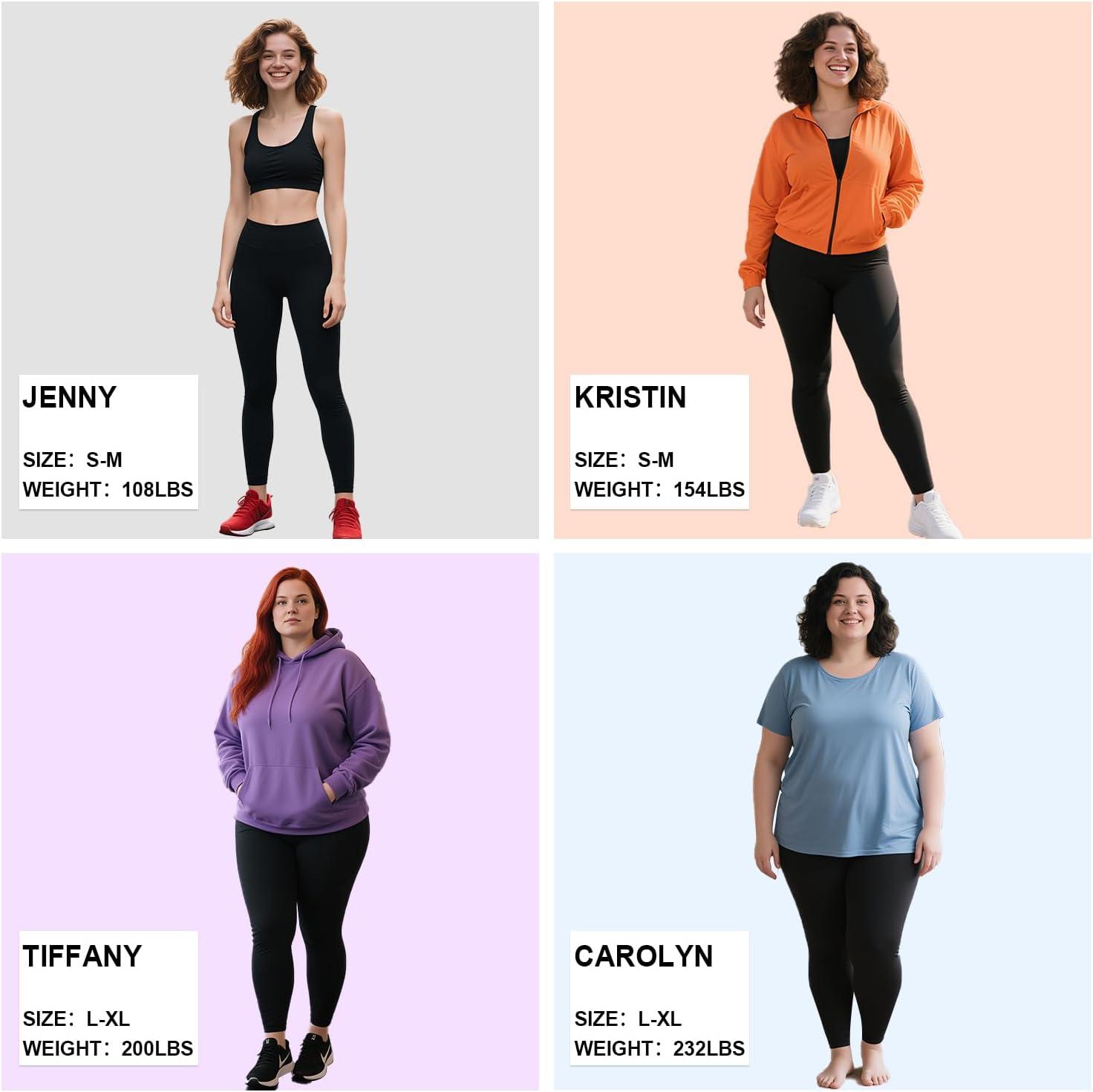 image:imageHi Clasmix Leggings for Women 3 PackHigh Wasited Tummy Control Yoga Pants Clothing for Workout Athletic1e33 Pack Black khaki apricot