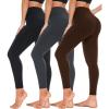 2-3 Pack Black dark Gray brown