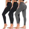 3 Pack Black black dark Grey