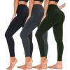 3 Pack Black dark Gray olive